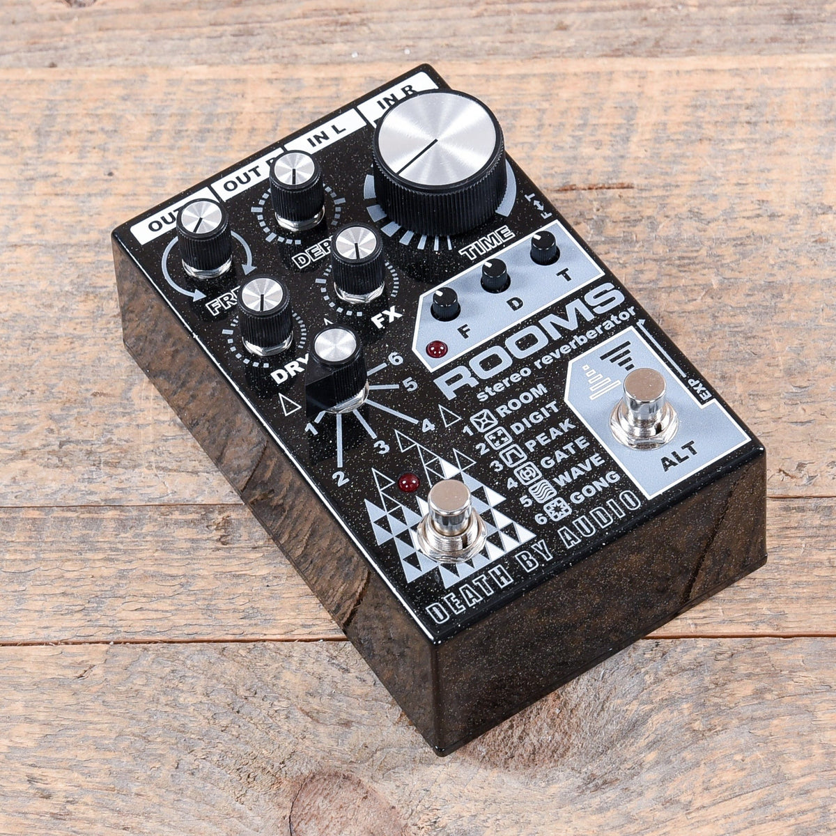 Death By Audio Rooms Stereo Multi Reverb Pedal