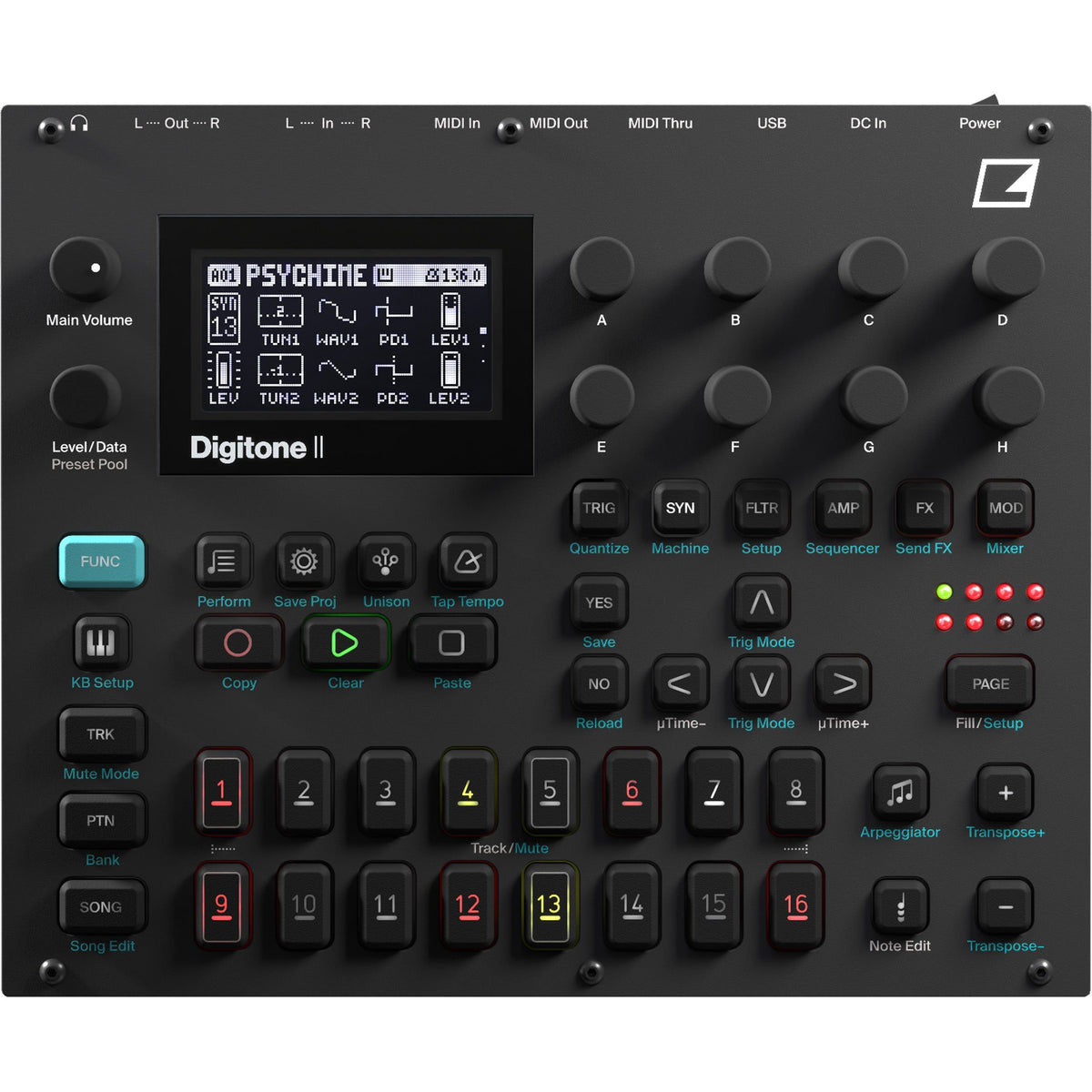 Elektron Digitone II 16-Track Polyphonic Digital Synthesizer (New)