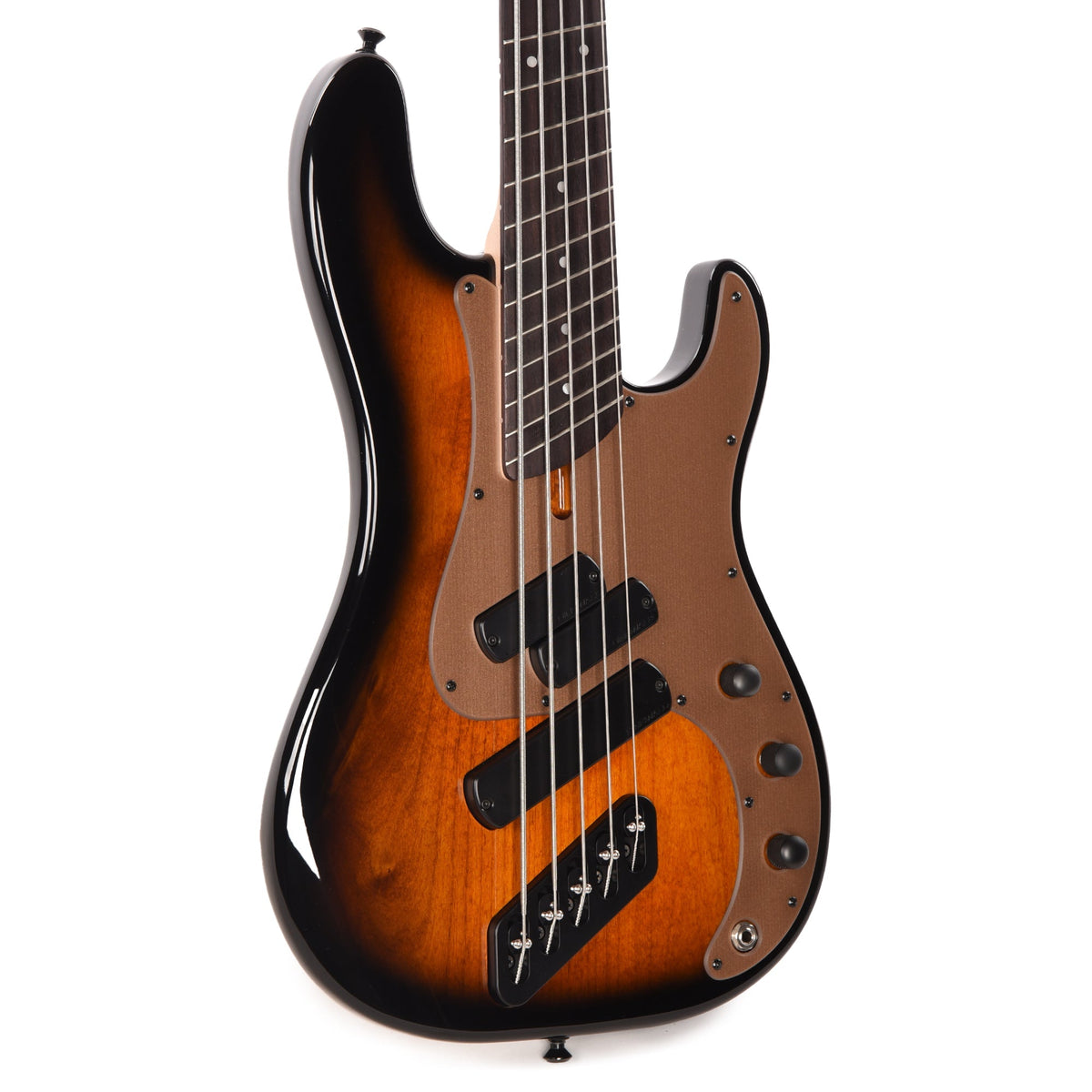 Dingwall SP1 Superbass 5-String Gloss Vintage Burst w/Matte Gold Pickguard