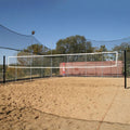 Douglas 3" SQ Steel Outdoor In-Ground Volleyball System Black 65200S
