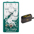 Earthquaker Devices The Depths v2 Optical Vibe Machine Bundle w/ Truetone 1 Spot Space Saving 9v Adapter
