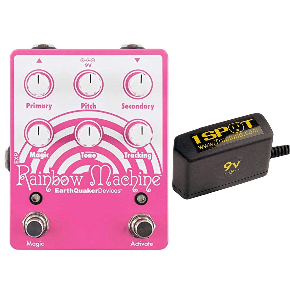 Earthquaker Devices Rainbow Machine v2 Bundle w/ Truetone 1 Spot Space Saving 9v Adapter