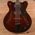 Eastwood Classic 4 Fretless Hollowbody Reissue Electric Bass Walnut