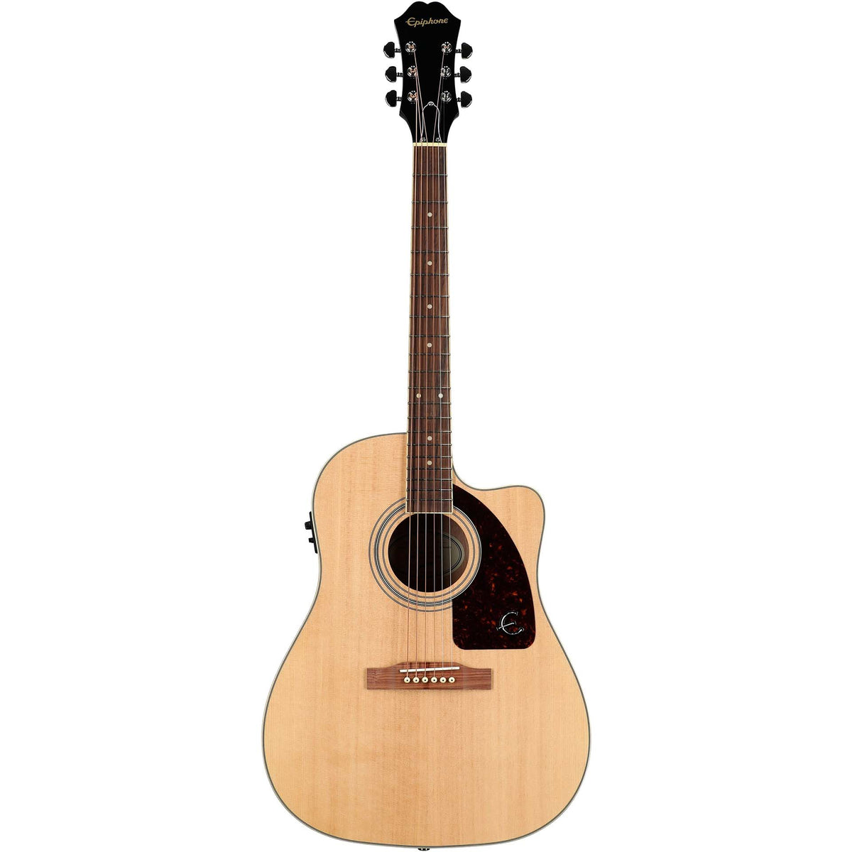 Epiphone AJ-220SCE Acoustic Electric Guitar, Natural (New)