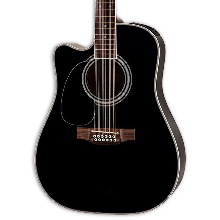 Takamine Legacy 12-String Acoustic Electric Guitar - Black (New)