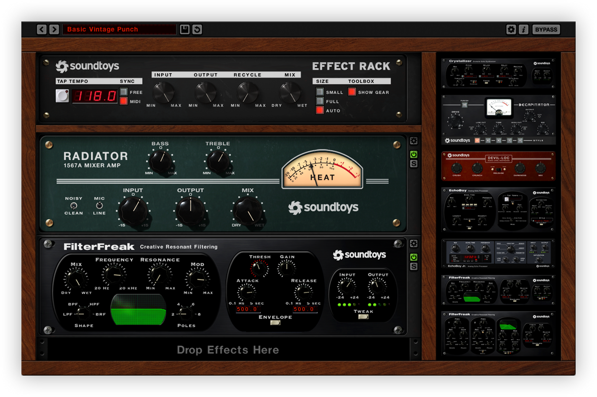 Sound Toys Effect Rack Creative Multi-Effects System (New)