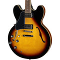 Epiphone ES-335 Left Handed Hollowbody Electric Guitar - Vintage Sunburst (New)