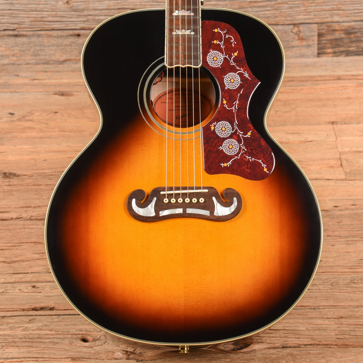 Epiphone J-200 Sunburst  - Dave Amato of REO Speedwagon