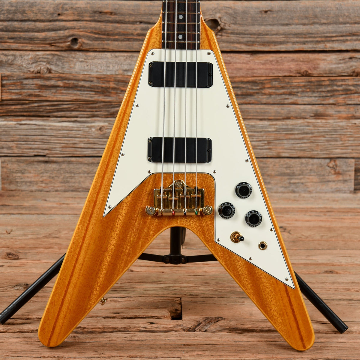 Epiphone Korina Flying V Bass Natural 1999