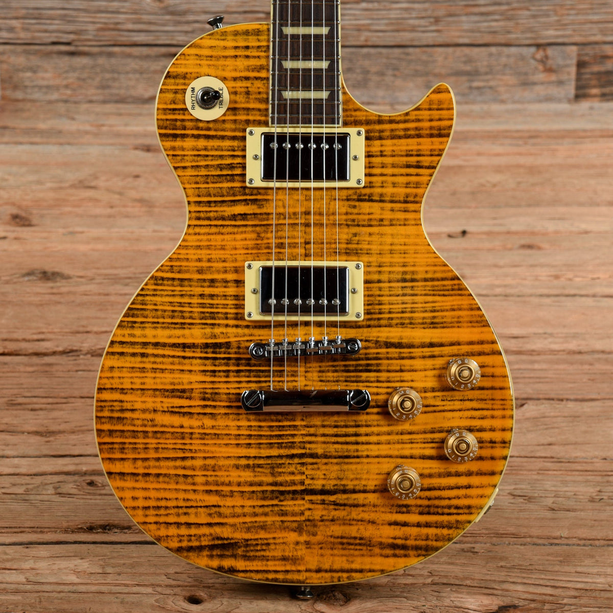 Epiphone Epiphone Joe Perry Boneyard Les Paul Aged Tiger