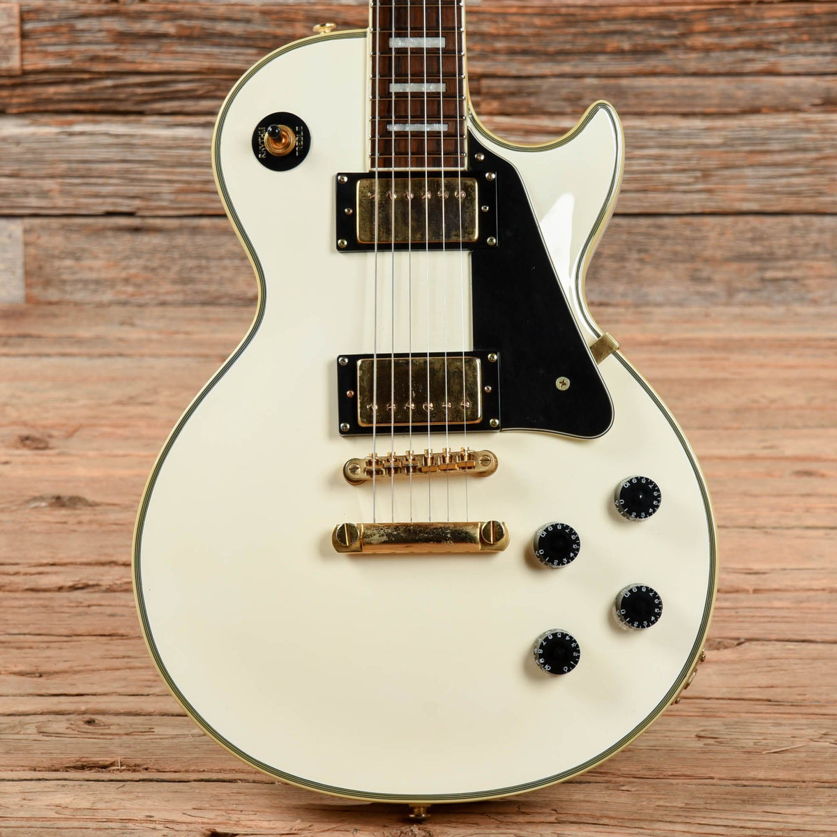 Epiphone Les Paul Custom White 1999