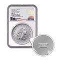 2024 230th Anniversary Flowing Hair Silver Medal Privy Mark - In God We Trust Label - NGC MS70 FDI