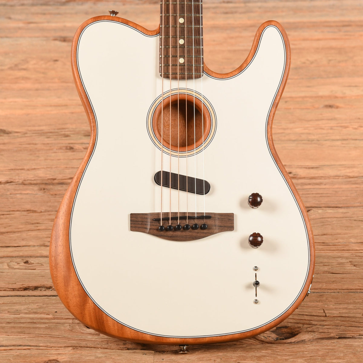 Fender Acoustasonic Player Telecaster White 2022