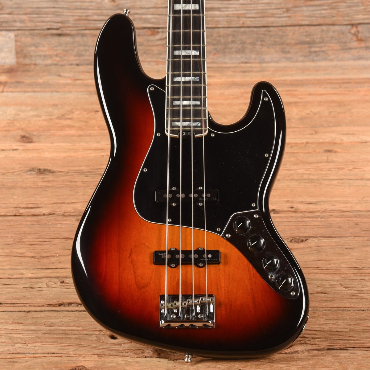 Fender American Elite Jazz Bass Sunburst 2019