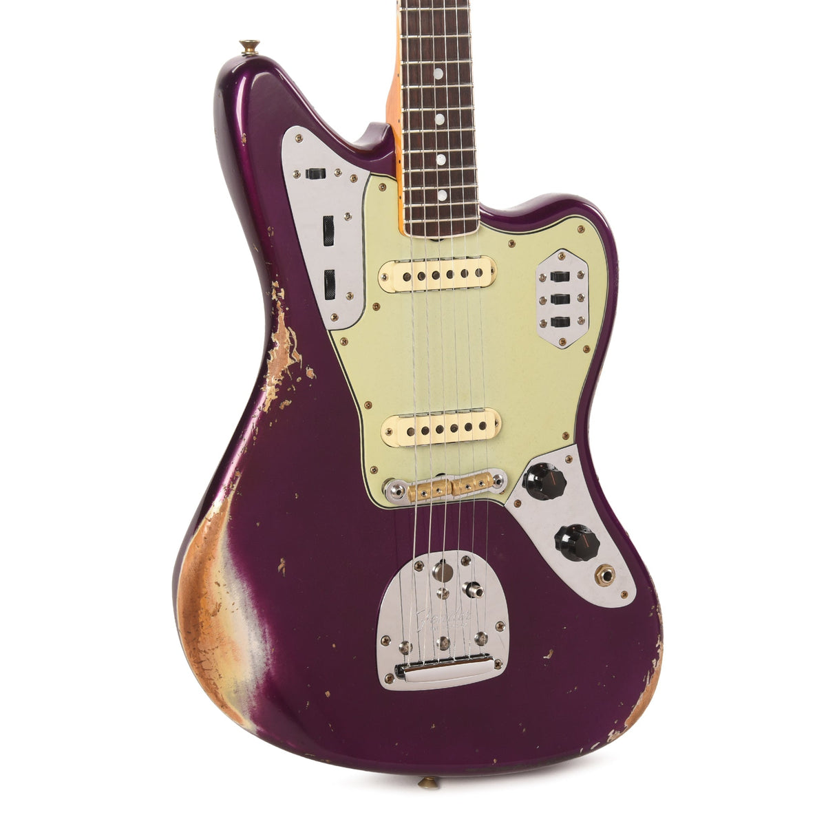 Fender Custom Shop 1965 Jaguar Heavy Relic Faded Purple Metallic