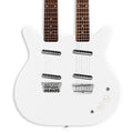 Danelectro Limited Edition 12/6 String Double Neck Electric Guitar - White Pearl (New)