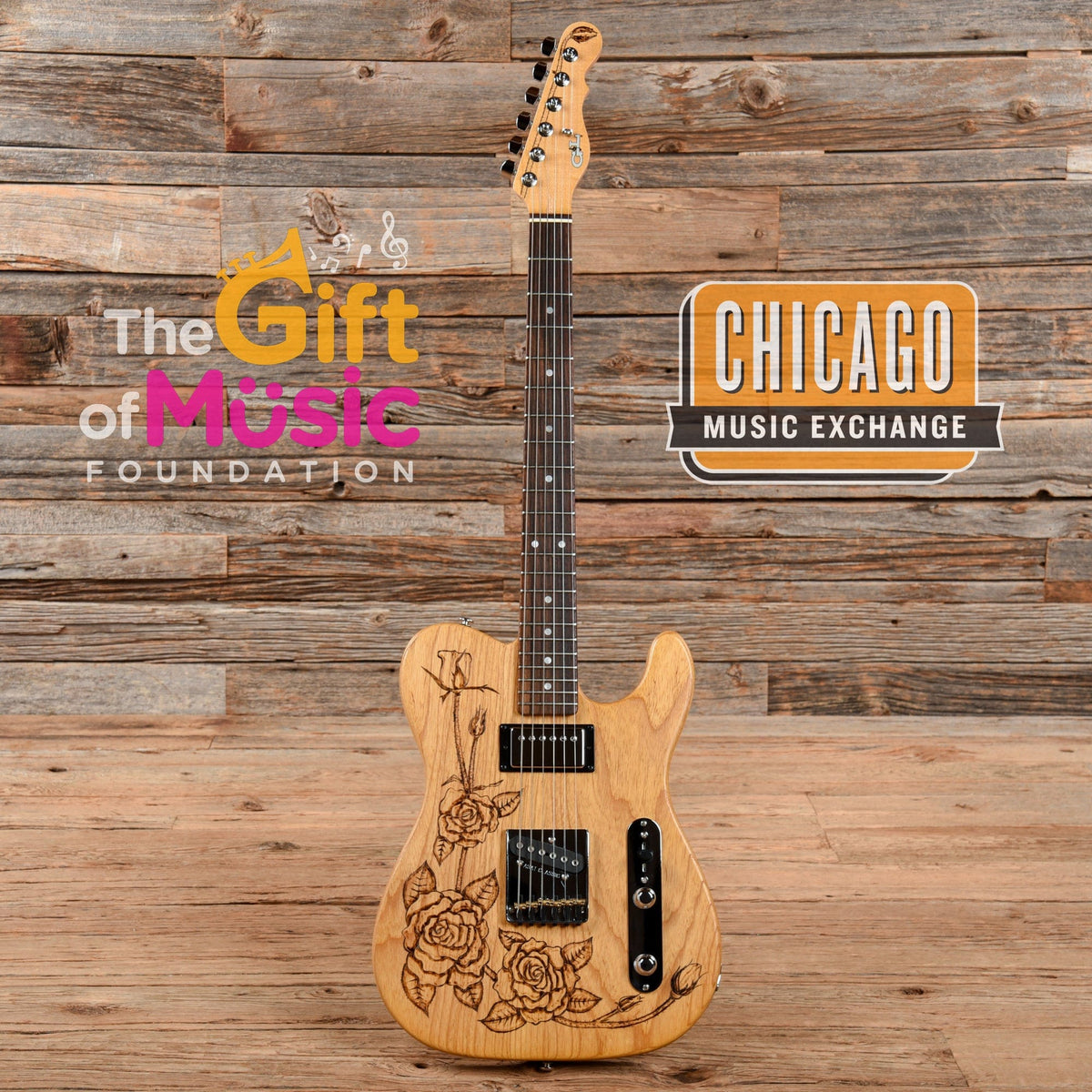 G&L ASAT Classic Bluesboy "The Roses" Limited Edition Tele Guitar