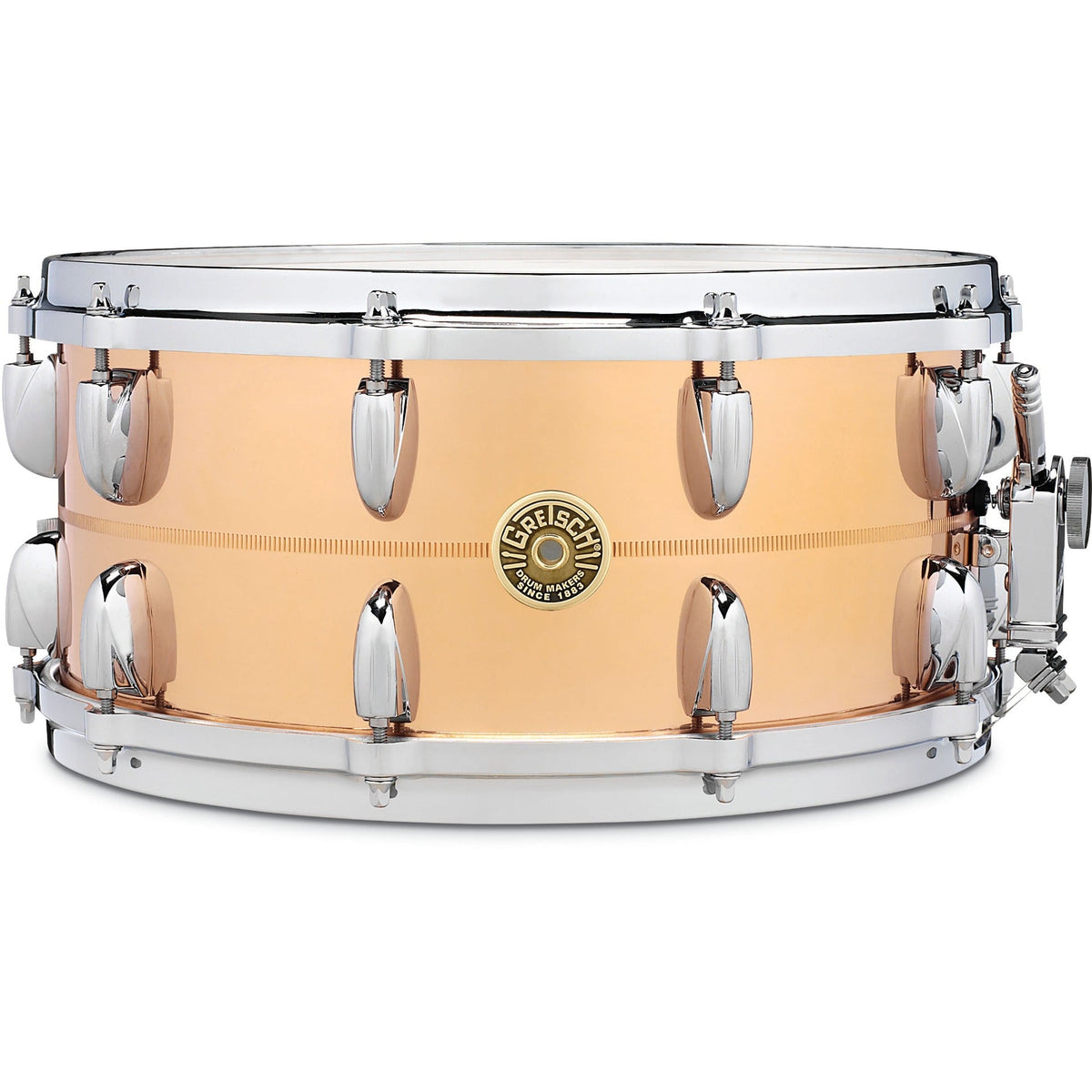 Gretsch G4169B USA 6.5X14 Bronze Shell 20 Lug Snare Drum (New)