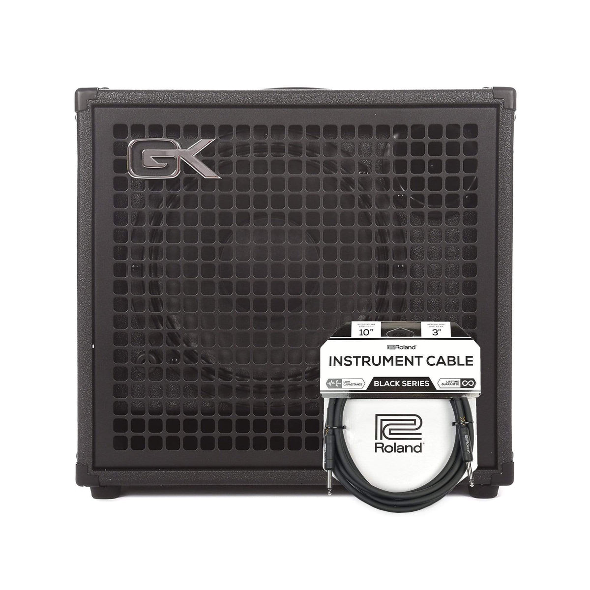 Gallien-Krueger Fusion S 112 500W Tube Preamp 1x12 Ultra Light Bass Combo Cable Bundle