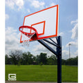 Gared Endurance 6” Square Post 4’ Extension Steel Playground Basketball Hoop (GP104S60 - 42" x 60" Steel Backboard)