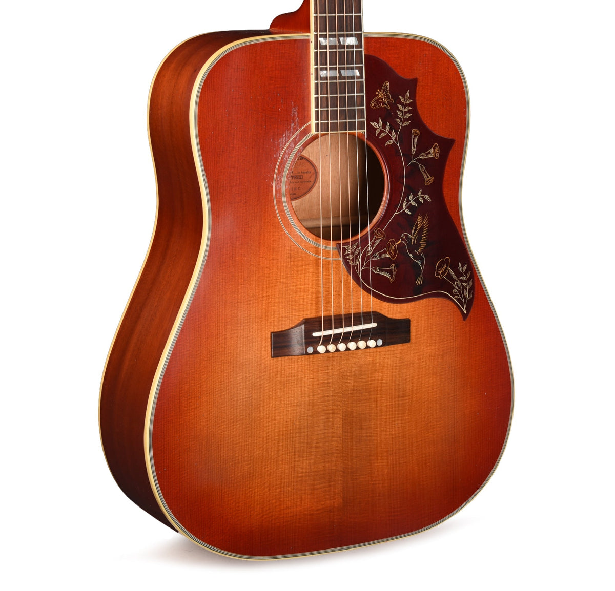 Gibson Custom Shop Historic Reissue 1960 Hummingbird Heritage Cherry Sunburst Murphy Lab Light Aged