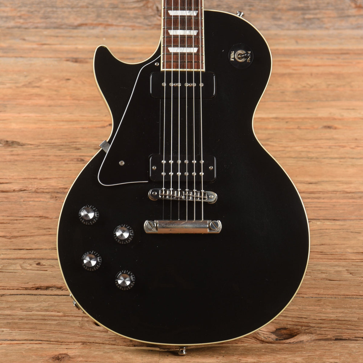 Gibson Les Paul Classic P90 Black 2018 LEFTY