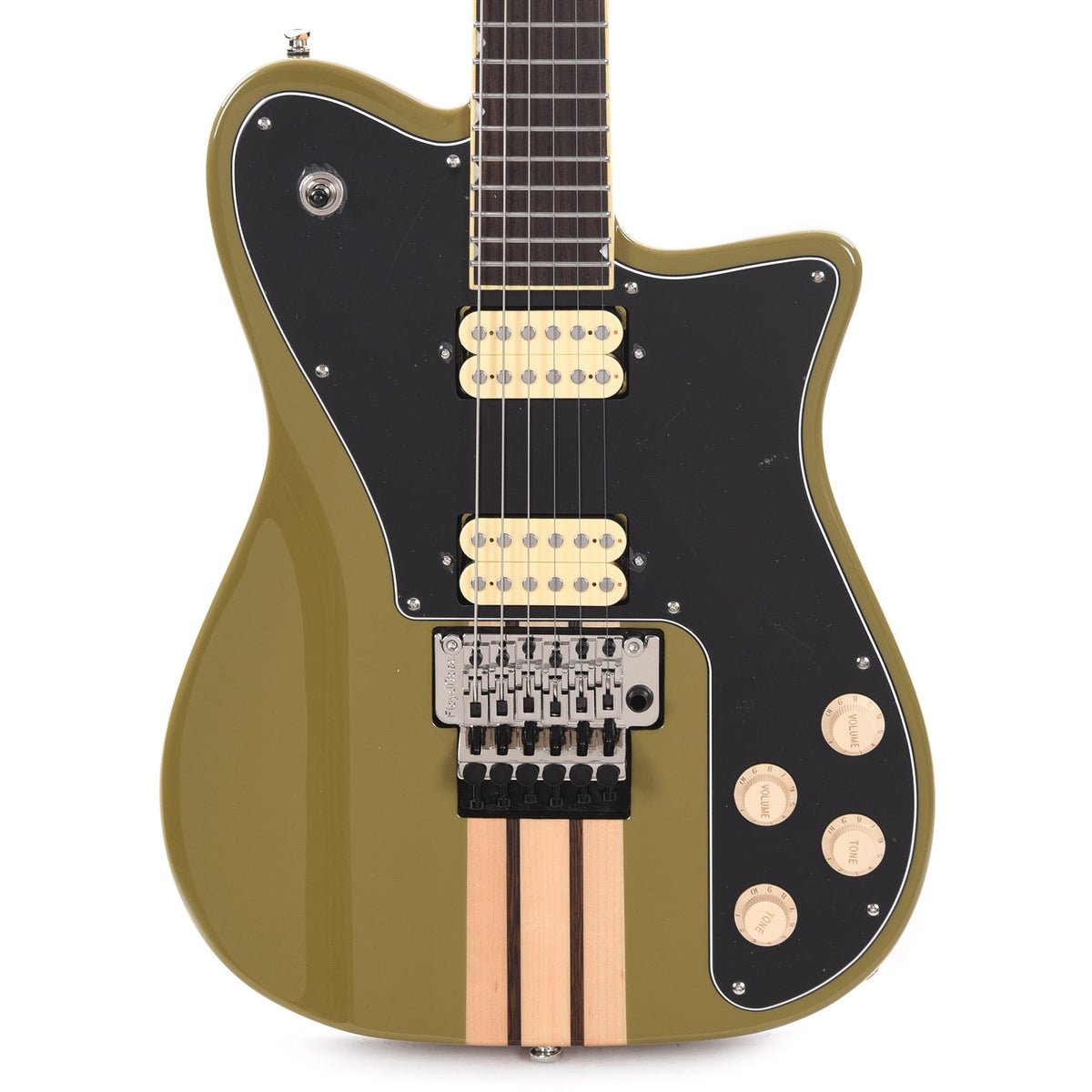 GCI Modernist Guitar Gloss Olive Drab Wings