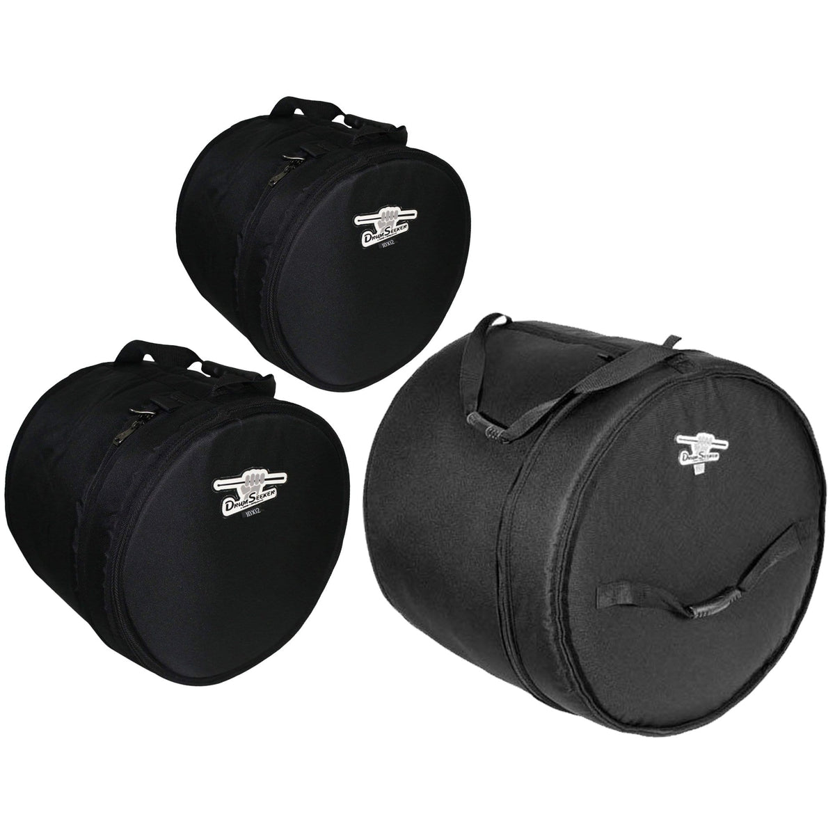 Humes & Berg Drum Seeker 13x9/16x16/24x14 Drum Bag (3 Pack Bundle)