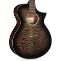 Ibanez AEWC16QATKH AEWC Acoustic-Electric Guitar Transparent Black Sunburst High Gloss