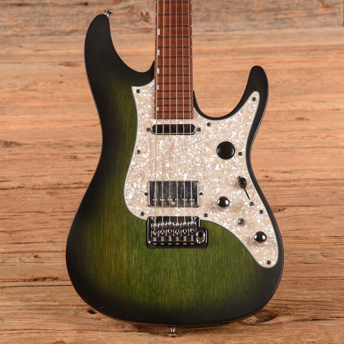 Ibanez EH10 Erik Hansel Signature Transparent Green Matte 2019
