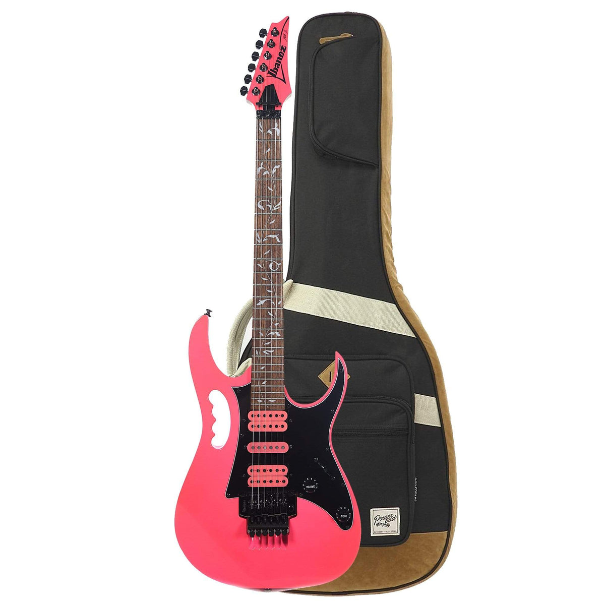 Ibanez JEMJRSP Steve Vai Signature Pink w/Ibanez Powerpad Premium Gig Bag