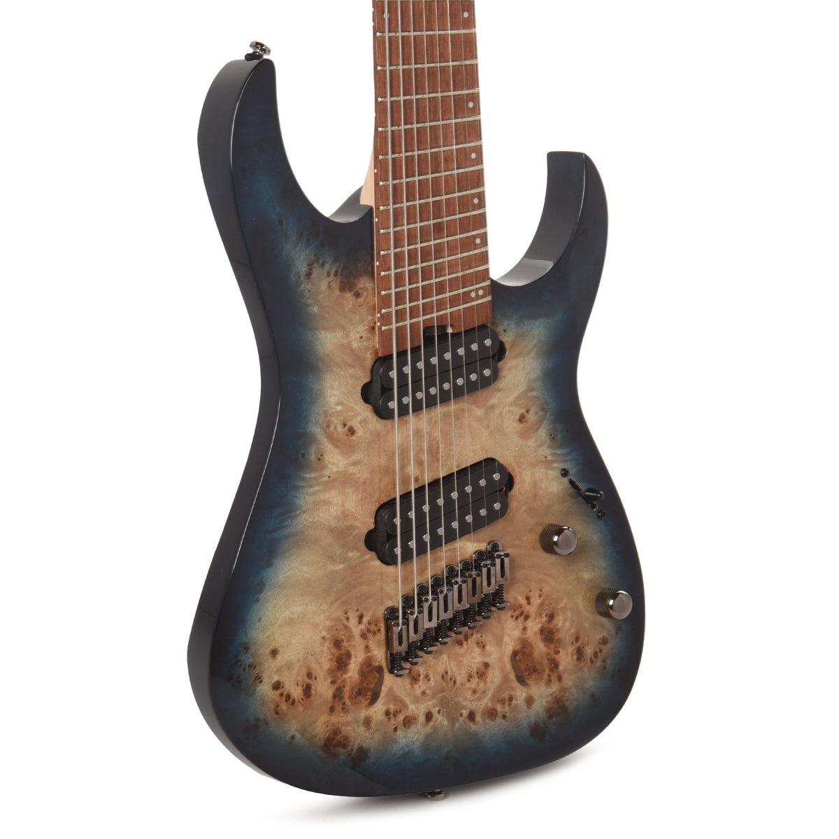 Ibanez RGMS8PBCBS RG Multi Scale 8-String Electric Guitar Cosmic Blue Starburst