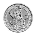 2016 Lion of England 2 Oz Silver Bullion - Queen's Beast