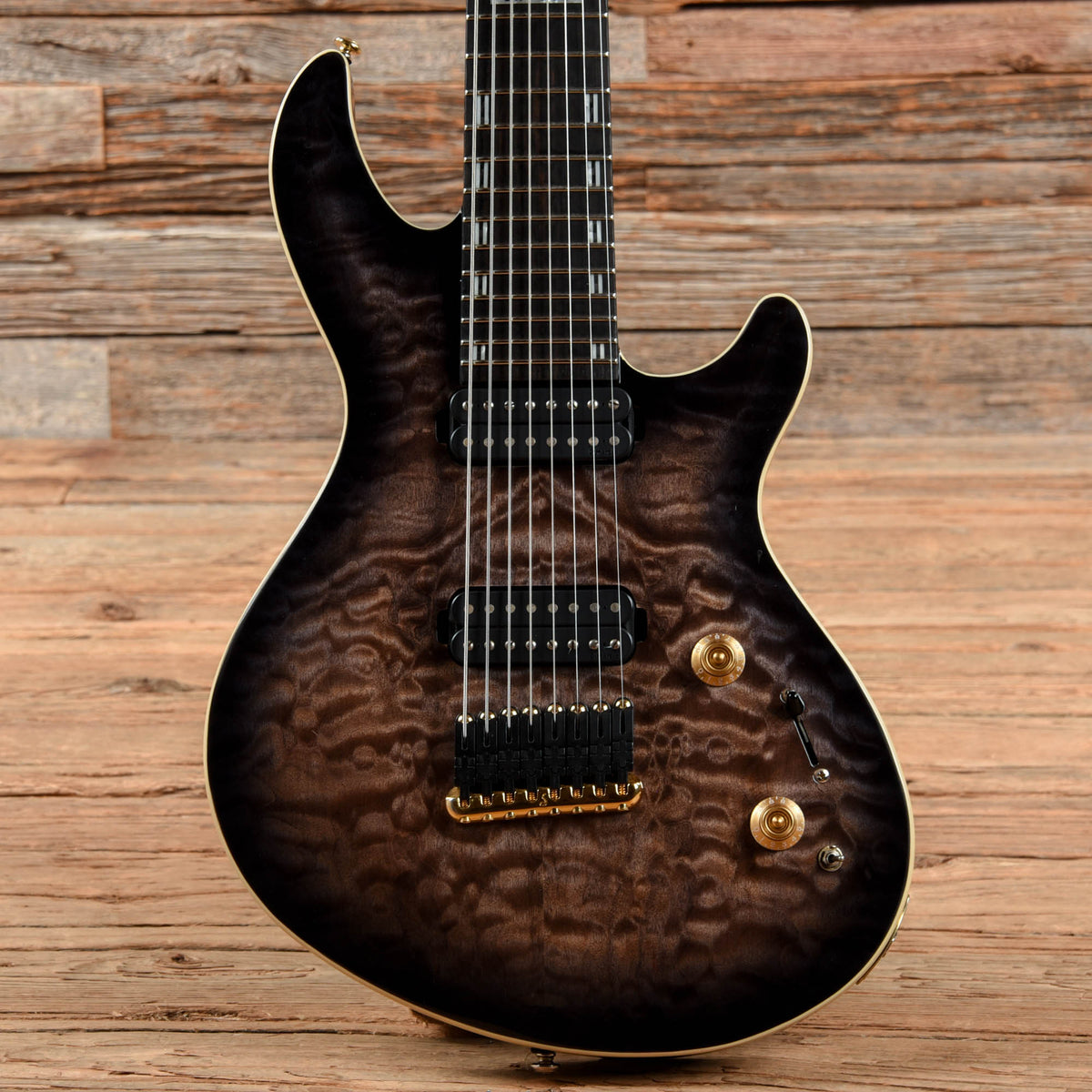 LTD JR-608 Javier Reyes Signature Fade Blue Sunburst 2015