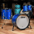 Ludwig Classic Maple 12/14/18 3pc. Drum Kit Blue Sparkle