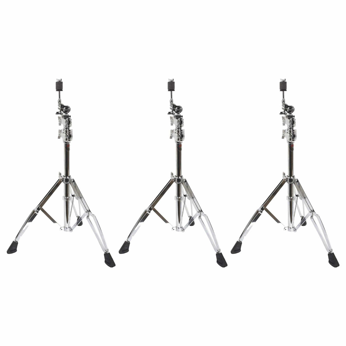 Ludwig Atlas Pro Straight Cymbal Stand (3 Pack Bundle)