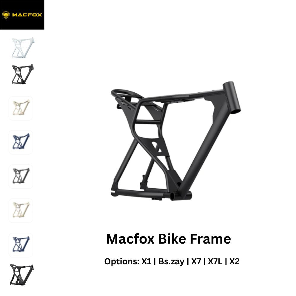 Macfox Bike Frame (Free Ship) (X1S Black V1)