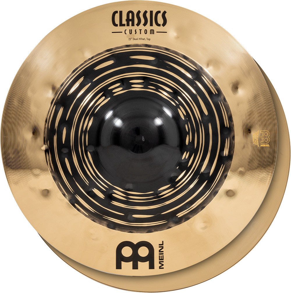 Meinl 15” Classics Custom Dual Hi-Hat Cymbals (New)