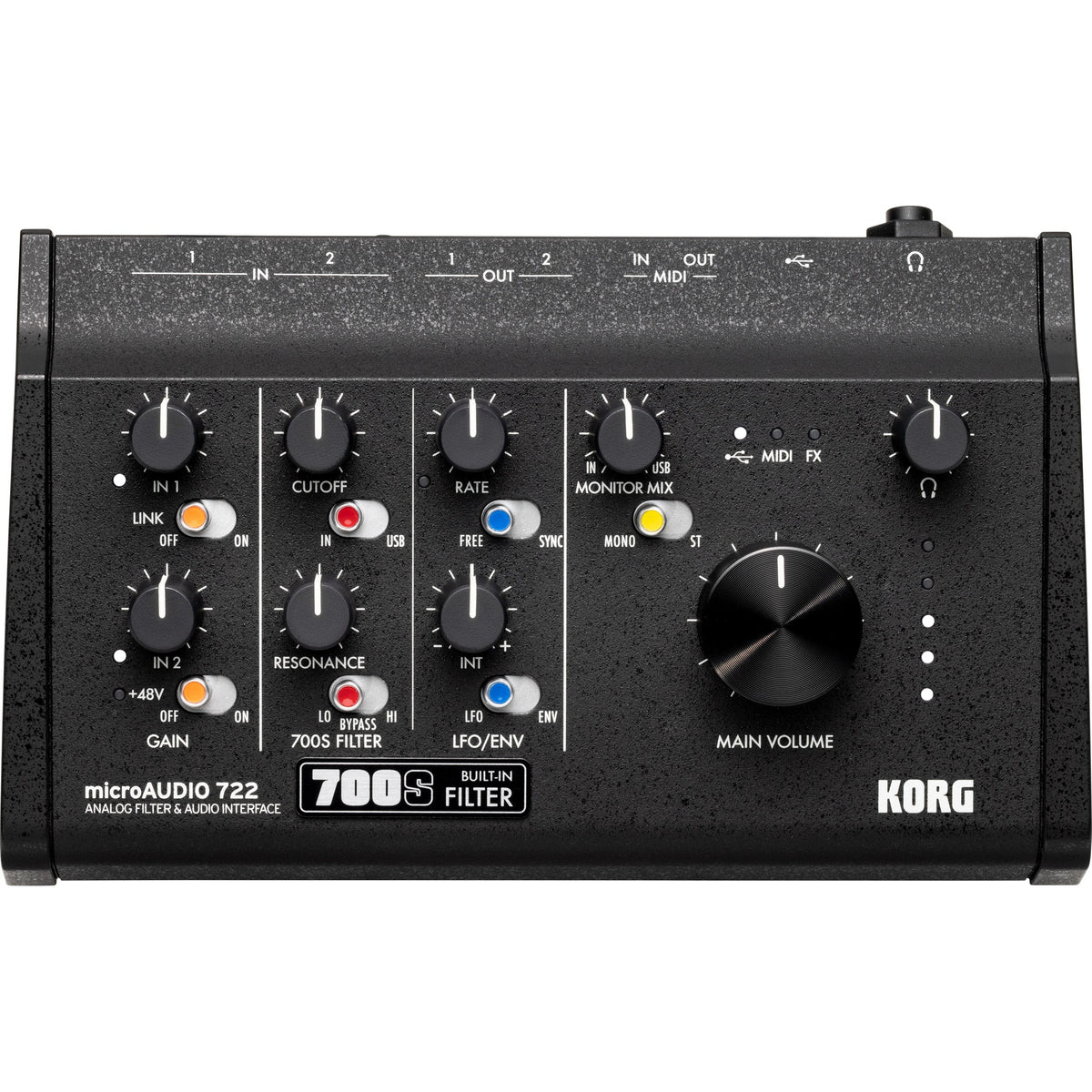 Korg MicroAudio722 Audio Interface w/ Analog Filter (New)