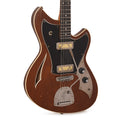 Novo Custom Miris J Light Distress Mocha w/Matching Headstock & Lollar Gold Foil Pickups
