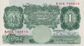 ONE POUND BANKNOTE BANK OF ENGLAND PEPPIATT £1-218