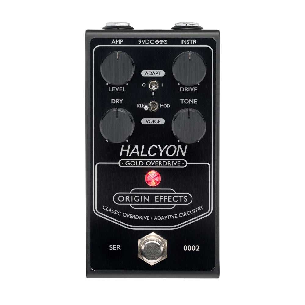 Origin Effects Special Black Edition Halcyon Gold Overdrive Pedal