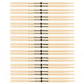 Promark American Hickory Jazz Elvin Jones Wood Tip Drum Sticks (12 Pair Bundle)