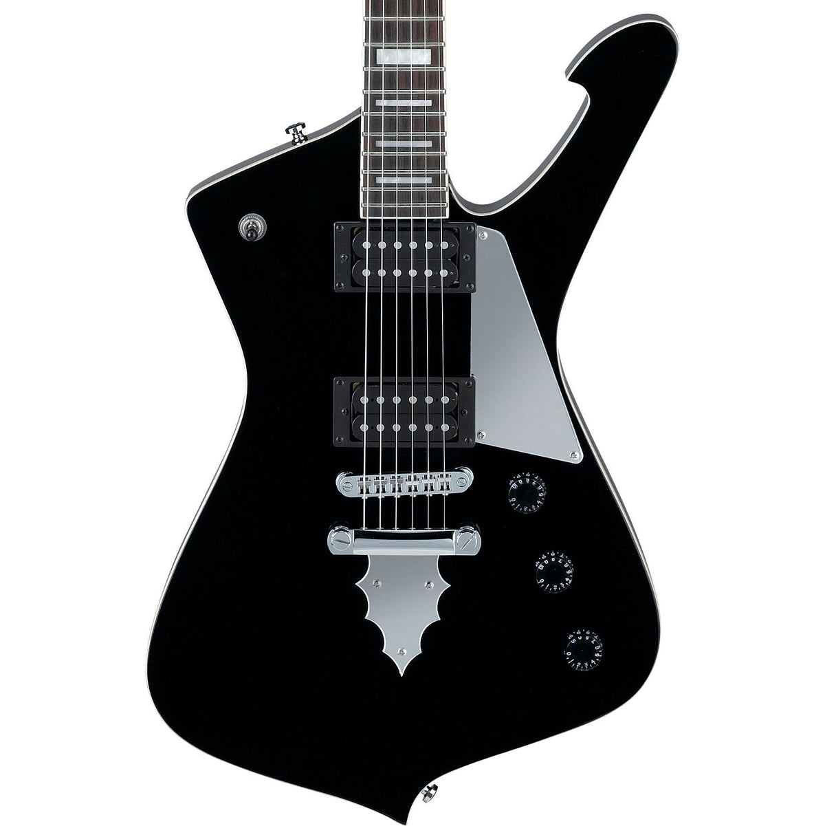 Ibanez PS60BK Paul Stanley Signature 6-String Electric Guitar, Black (New)
