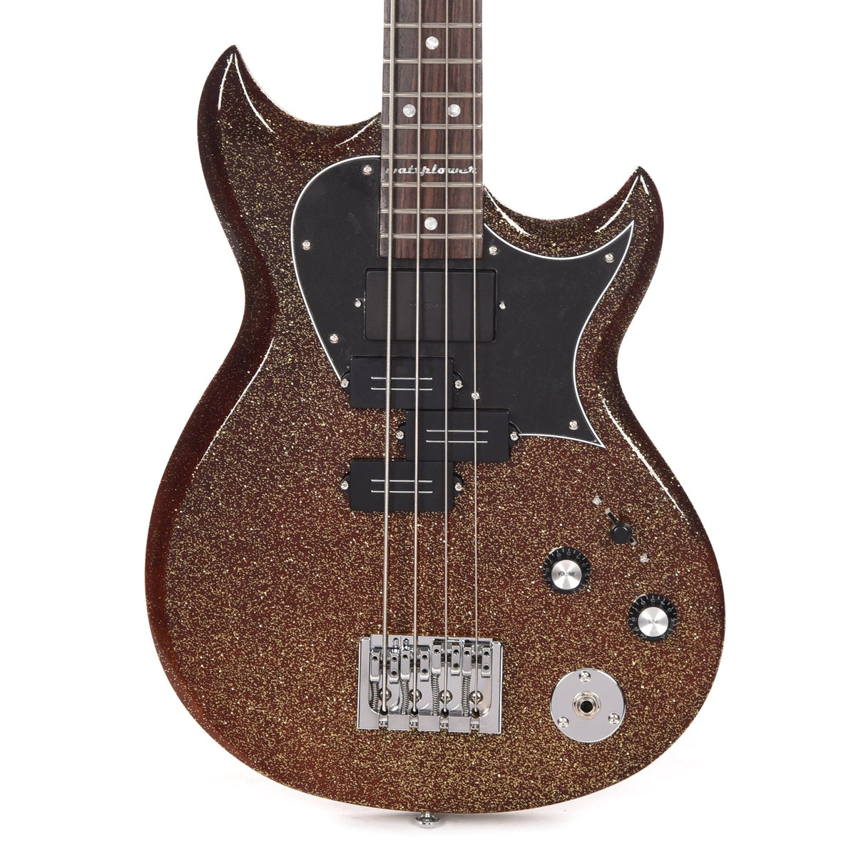 Reverend Mike Watt Wattplower II Bass Gloss Root Beer Sparkle