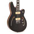 Reverend Airwave 12-String Electric Guitar Black Sparkle