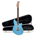 Reverend Kingbolt HH Electric Guitar Ohana Blue and Teardrop Two Tone Case Bundle