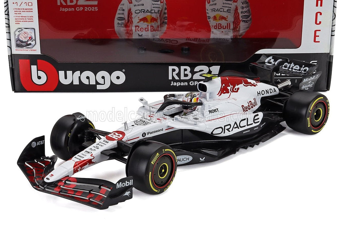 Bburago F1 RB21 Team Oracle Red Bull Racing #22 Japan GP 2025 (Yuki Tsunoda) 1:18 (Default Title (2733))