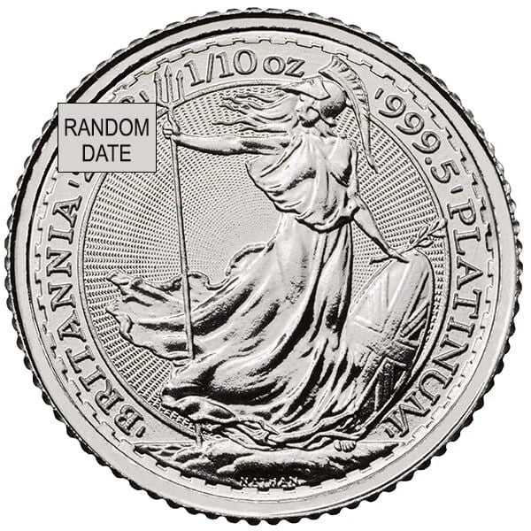 Britannia 1/10 oz Platinum Coin - Random Year