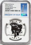 2024 Peace Reverse Proof Silver Dollar RP 70 First Day of Issue 1st